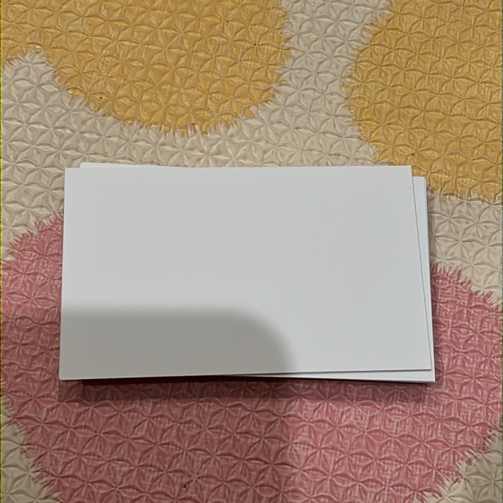Mermaid Theme Diaper Raffle Cards NEW - Picture 2 of 2